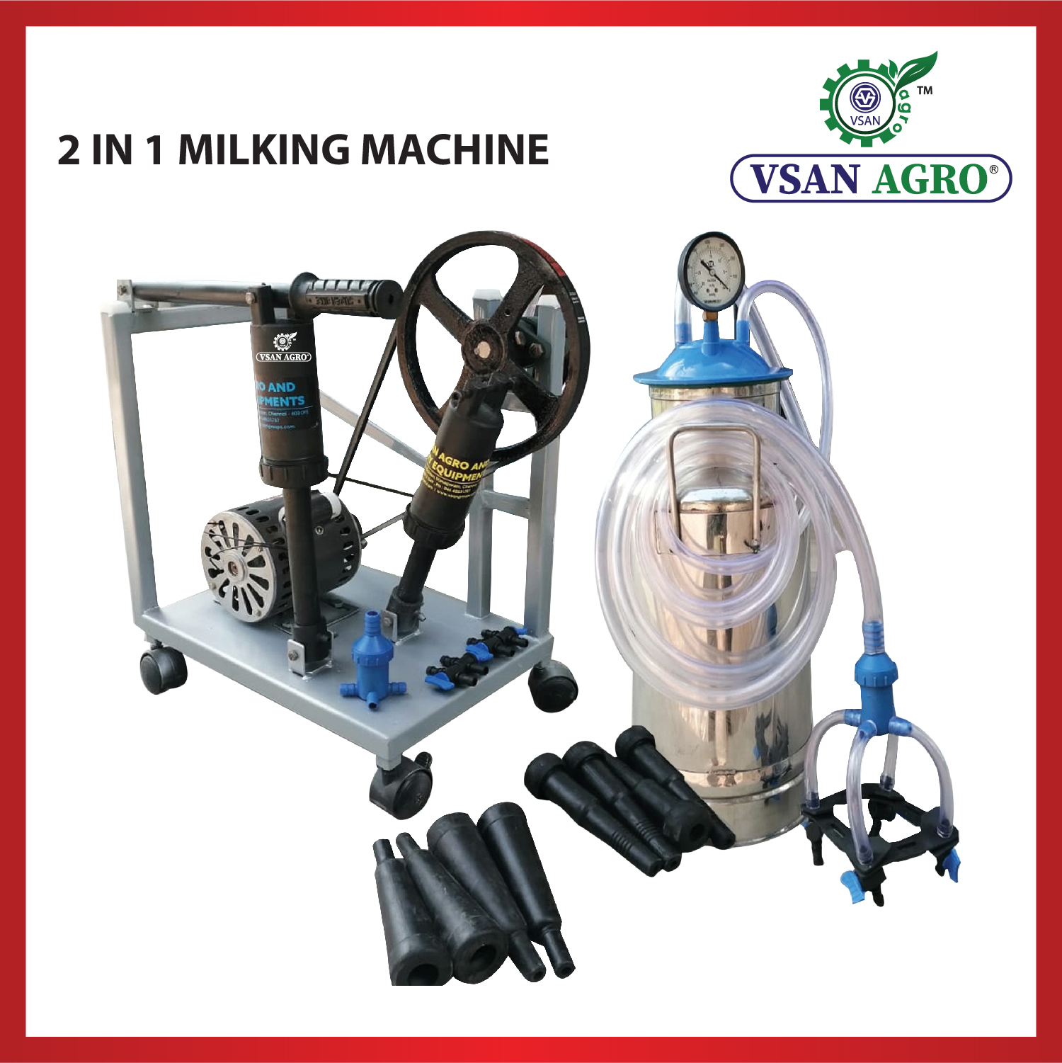 2 In 1 Milking Machine